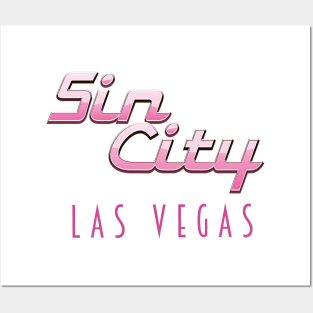 Sin city Las Vegas Posters and Art